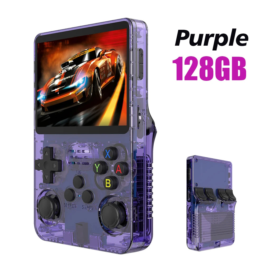 Open Source R36S Retro Handheld Video Game Console Linux System 3.5 Inch IPS Screen Portable Pocket Video Player 64GB 128G Games